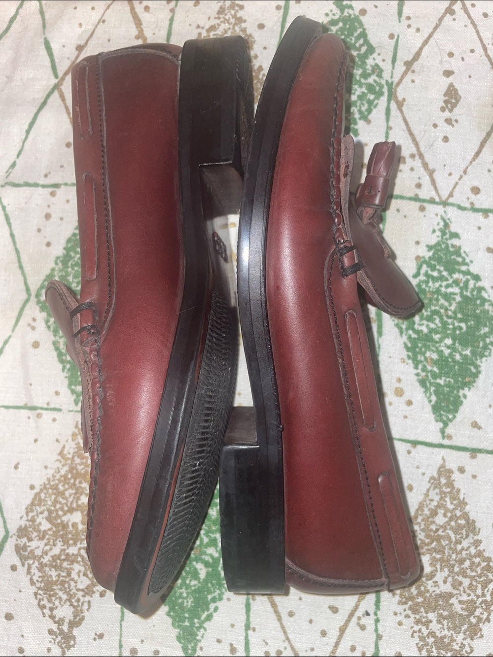 BASS WEGUNS BROWN LOAFERS SLIP ONS SHOES SZ 6 Marietta - Picture 4 of 9